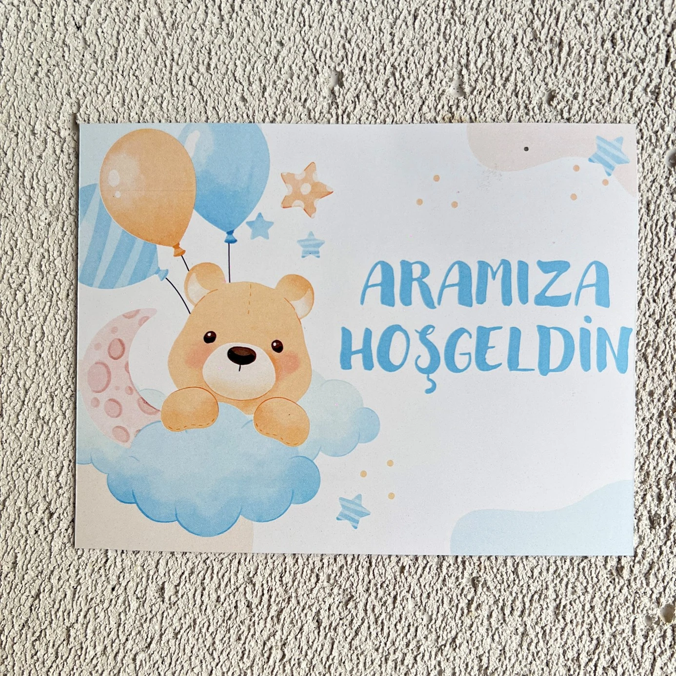 “Aramıza Hoşgeldin” Not Kartı